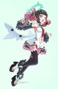 nangong_yu, zenless_zone_zero, itoma_mahimahi, 1girl, :d