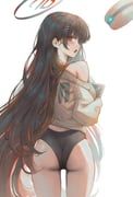 rio_(blue_archive), blue_archive, riuv187567, 1girl, alternate_costume