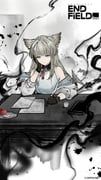 perlica_(arknights), arknights, arknights:_endfield, 1girl, animal_ears