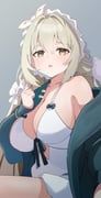 miyo_(blue_archive), blue_archive, orblack, 1girl, alternate_breast_size_(larger)