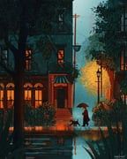 original, laura_el, 1boy, awning, bush