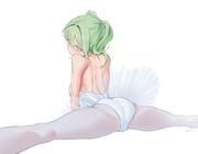yuzuha_riko, stellive, kitsune_hero, 1girl, ballerina
