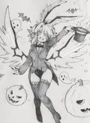 mystia_lorelei, touhou, carbohydrate_(asta4282), 1girl, alternate_costume