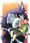 ozora_yujin, shutmon, digimon, digimon_universe:_appli_monsters, oddnoise