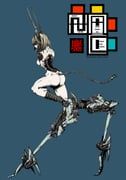 megrim_haruyo, 1girl, amputee, ass, back_injury