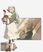 corin_wickes, eous_(zenless_zone_zero), zenless_zone_zero, isana615, 1girl