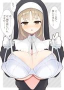 sister_claire, sister_claire_(1st_costume), nijisanji, yamada_naoko_(kodamayanao), 1girl