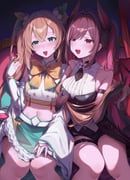 azki_(hololive), azki_(little_devil)_(hololive), kazama_iroha, kazama_iroha_(magical_gozaru), hololive
