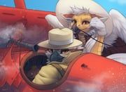 kurenai_no_buta, original, falvie, 2boys, aircraft