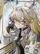 shu_(arknights), shu_(everflowing_waters)_(arknights), arknights, huahuahualuan, 1girl