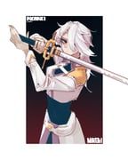 nagi_(player), player_(manhwa), notaxuaxi, 1girl, armor