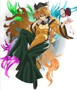 matara_okina, touhou, agaboidesudesu, 1girl, black_hat