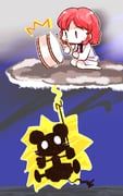horikawa_raiko, nazrin, touhou, uriah-oyu, 2girls