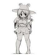 moriya_suwako, touhou, arinu, 1girl, blush