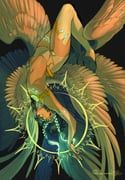 venti_(archon)_(genshin_impact), venti_(genshin_impact), genshin_impact, lotus_bunnies, 1boy