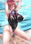 nakano_miku, go-toubun_no_hanayome, andou_you, 1boy, 1girl