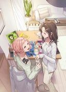comic_yuri_hime, original, cherico, 2girls, :d