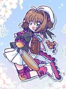 kero_(cardcaptor_sakura), kinomoto_sakura, cardcaptor_sakura, rarohate76, 1girl