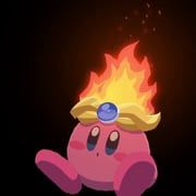 fire_kirby, kirby, kirby_(series), miclot, black_background