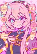megurine_luka, vocaloid, coffienq08, 1girl, black_dress