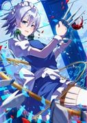 izayoi_sakuya, touhou, kasuokasuto, 1girl, apron