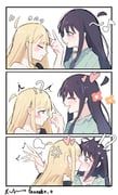 kaguya_(cho_kaguya-hime!), sakayori_iroha, cho_kaguya-hime!, fanneko_o, !?