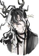 wang_(arknights), arknights, adian4, 1boy, black_coat