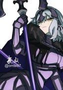 jeanne_d'arc_alter_(fate), jeanne_d'arc_alter_(lancer)_(fate), fate/samurai_remnant, fate_(series), omte97