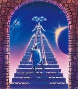 phantasy_star, phantasy_star_iii, 2boys, blocking, boots
