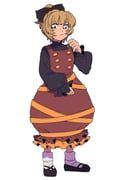 kurodani_yamame, touhou, orange555_555, 1girl, black_shirt