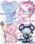 original, amatou_akuma, 4others, animal_ears, bear_ears