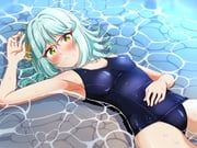 koyanagi_kaho, watashi_ga_koibito_ni_nareru_wake_naijan_murimuri!, dochi629, 1girl, aqua_hair