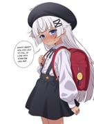 hikari_(hanakaji), hikari_(new_design)_(hanakaji), hanakaji_(yuuchanto), 1girl, backpack