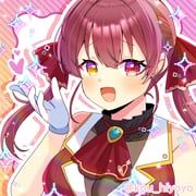 houshou_marine, houshou_marine_(1st_costume), hololive, kou_hiyoyo, 1girl
