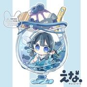 original, ena_1510, 1girl, @_@, artist_name
