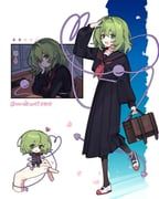 komeiji_koishi, touhou, mochimoti0528, 1girl, 1other