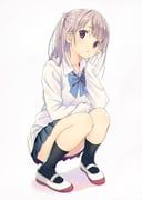 original, koutaro, 1girl, :o, black_skirt