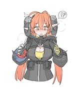 orphie_magnusson, zenless_zone_zero, gusumandesuyo, asymmetrical_gloves, blush