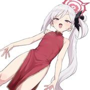 mutsuki_(blue_archive), blue_archive, dbehoma, 1girl, :d
