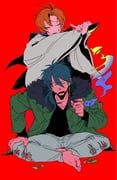 arisugawa_dice, yumeno_gentaro, hypnosis_mic, gachimask, 2boys