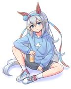 tamamo_cross_(umamusume), umamusume, zaijian_(xxx1148297), 1girl, animal_ears