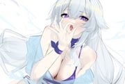 celestia_(strinova), strinova, he_yue, 1girl, bare_shoulders