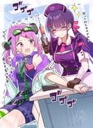 ishii_iroha, ishii_iroha_(forbidden_synthesis), satsuki_mari, satsuki_mari_(terrifying_nurse_call), heaven_burns_red