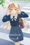 shinomiya_shizuku, bang_dream!, bang_dream!_our_notes, hu_pi_xuan_jiao, 1girl