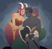lem_(lemonsv2), navara_(truedoublej69), potaro, original, 1boy