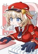 suzuna_tsuzuri, hololive, sumiiisu2324, 1girl, animal_ears