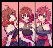 hanami_ume, kasuga_mirai, komiya_kaho, gakuen_idolmaster, idolmaster