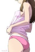 kuroe_mayu, hibike!_euphonium, nii_manabu, 1girl, ass