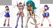 brazilian_miku, felicia_(darkstalkers), hatsune_miku, kasugano_sakura, kiryuuin_satsuki