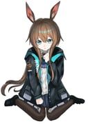 amiya_(arknights), arknights, jzui, 1girl, animal_ears